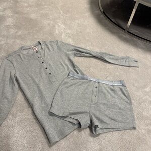 Victoria's Secret Gray Pajama Set